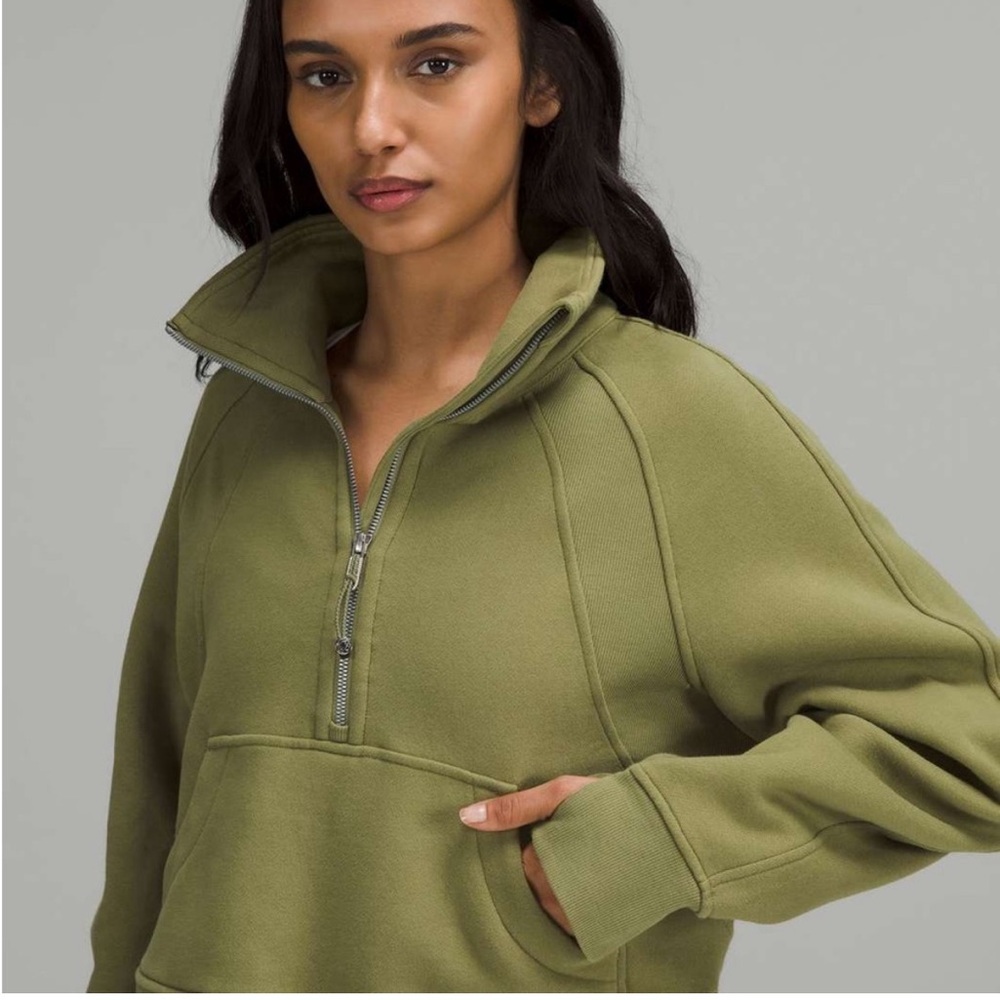Lululemon Funnel neck oversized half zip M/L